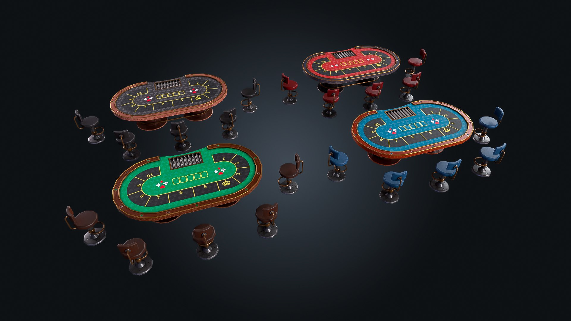 Poker Table model https://p.turbosquid.com/ts-thumb/0H/ljyd4W/vV/img_7/jpg/1770045120/1920x1080/fit_q87/5eb7783043f147b8db69c712a0176efe905cdc2e/img_7.jpg