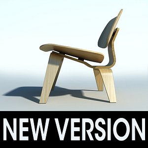 eames plywood chair 3d 3ds