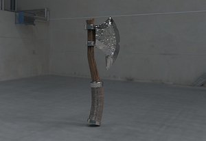 3D Game Asset an Axe model