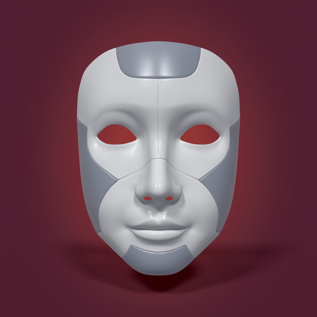 3D Model Robot Mask - TurboSquid 1569565