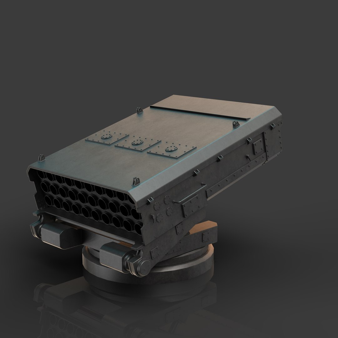 Sci-fi Missile Launcher L-30 3D Model - TurboSquid 2122705