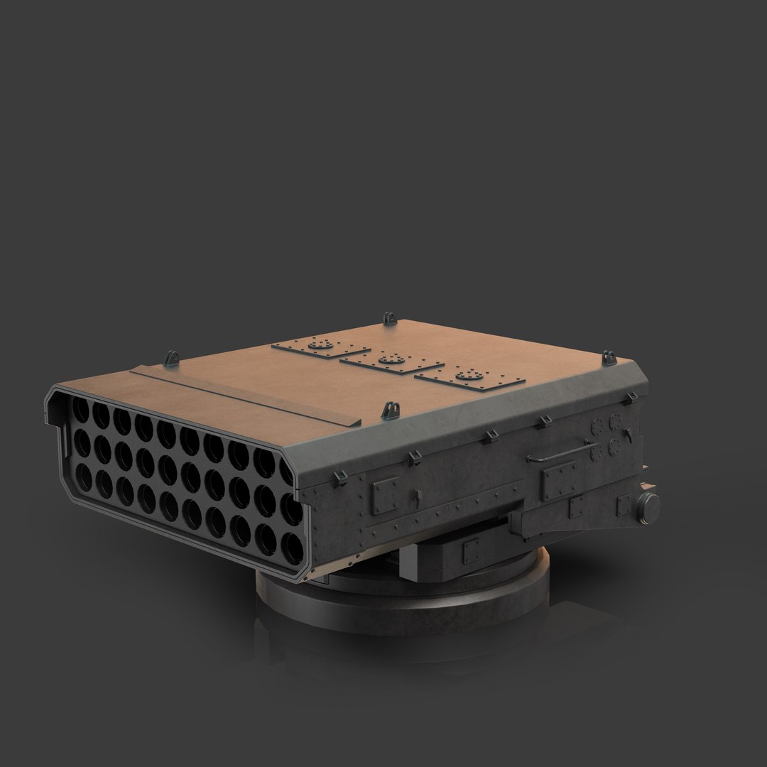 Sci-fi Missile Launcher L-30 3D Model - TurboSquid 2122705