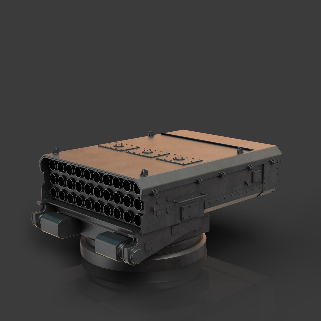 Sci-fi Missile Launcher L-30 3D Model - TurboSquid 2122705
