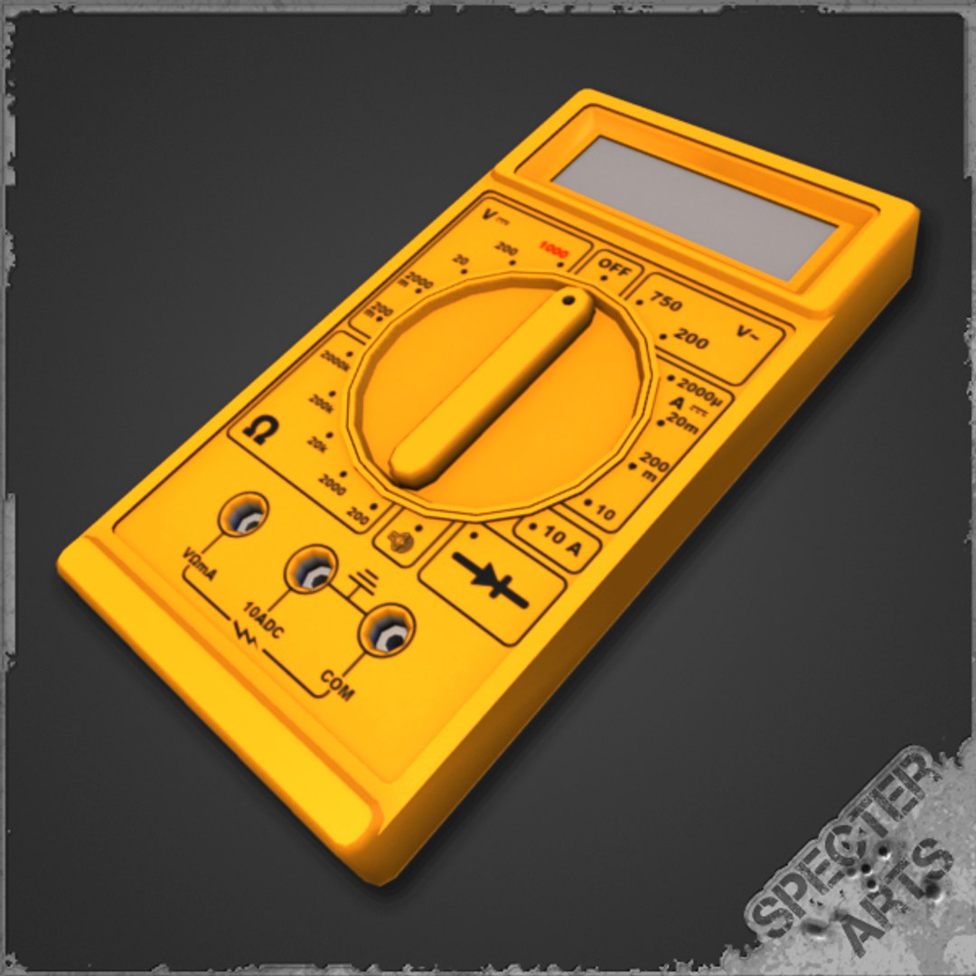 Multimeter Probes Test 3d 3ds