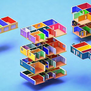 isometric buildings