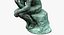 The Thinker Corroded Statue