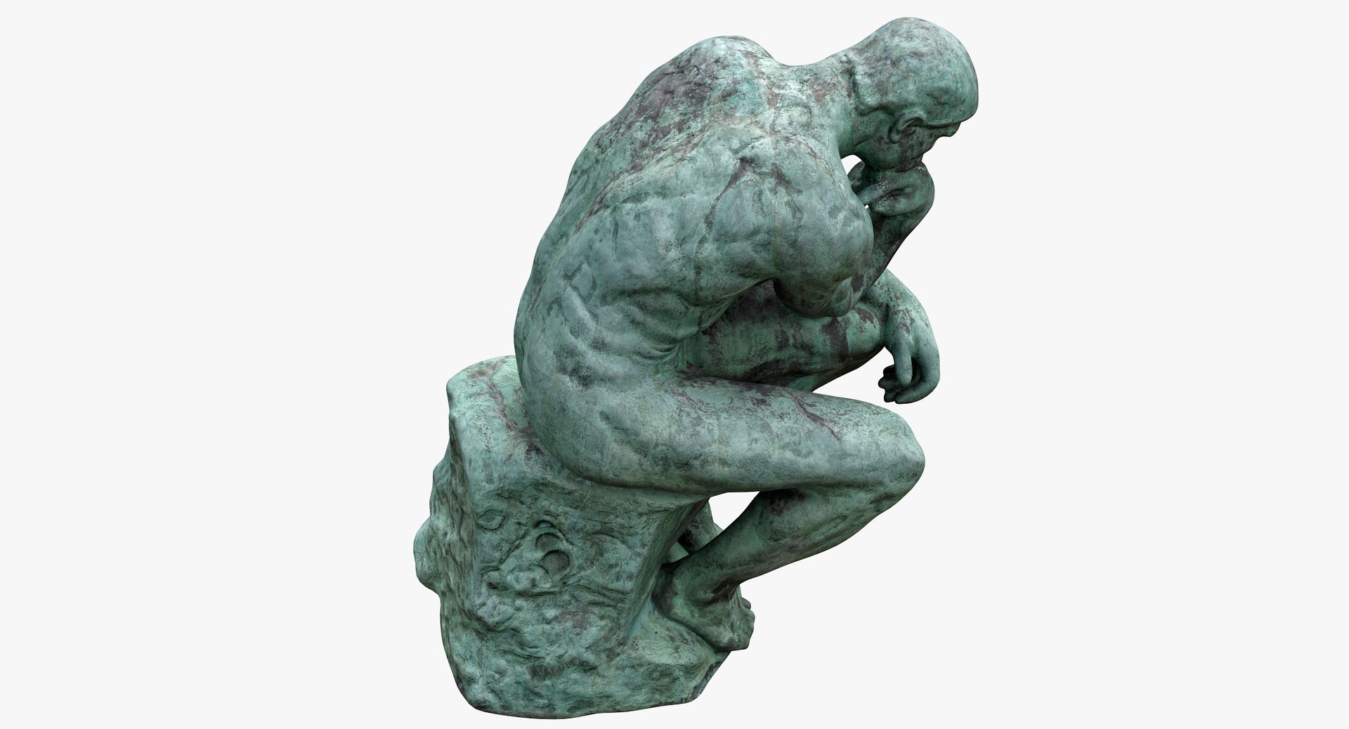 The Thinker Corroded Statue model https://p.turbosquid.com/ts-thumb/0I/BJStmY/Oa/thinker_color0009/jpg/1644509401/1920x1080/fit_q87/81c2248d4812ab63bc6d60e53dccb0645eb72001/thinker_color0009.jpg