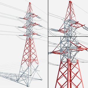 transmission tower 3D model