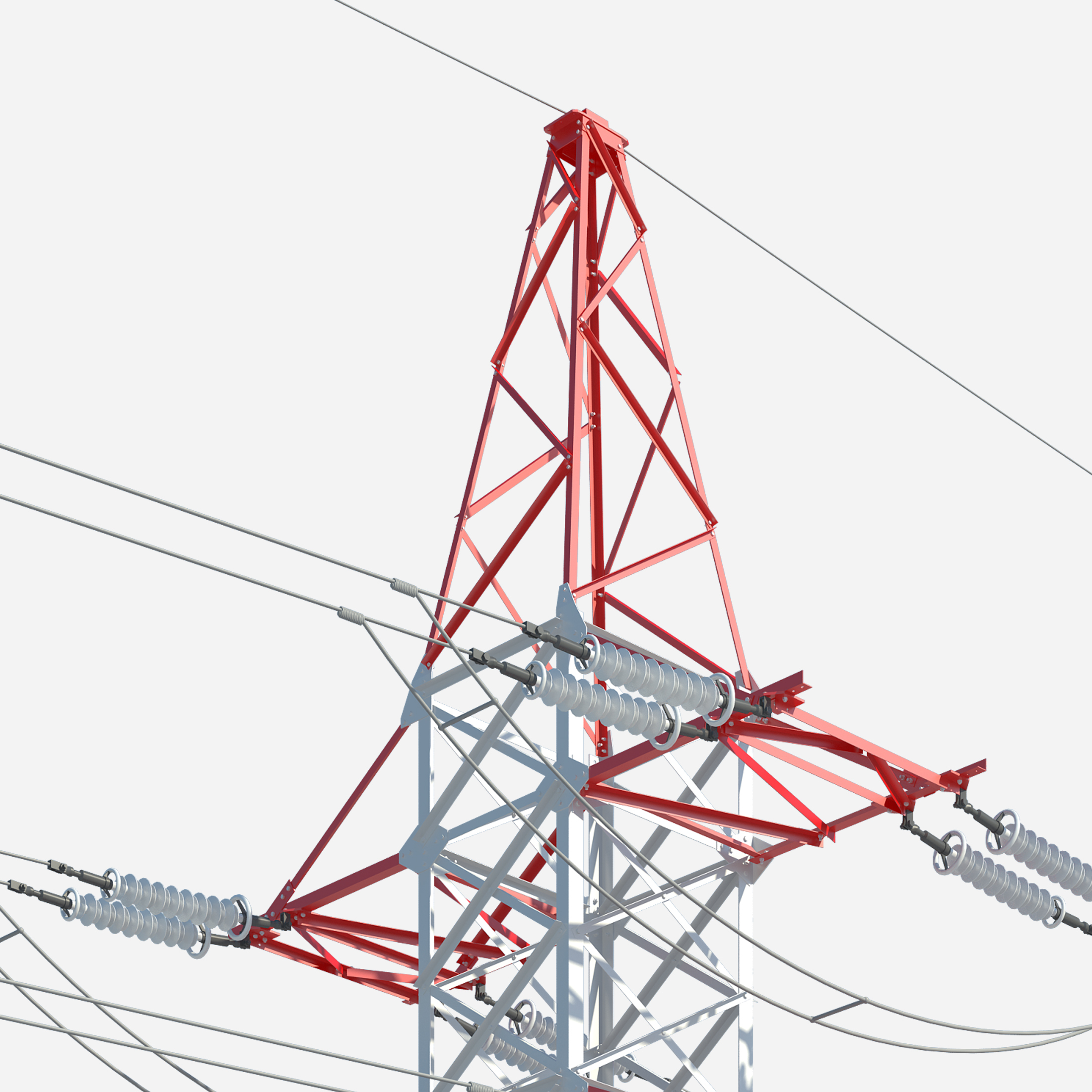 Transmission tower 3D model - TurboSquid 1442347