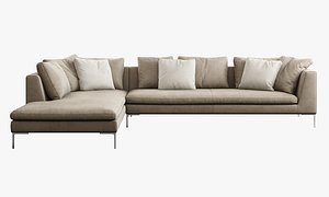 b italia charles large 3d max