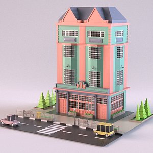 3D model pub