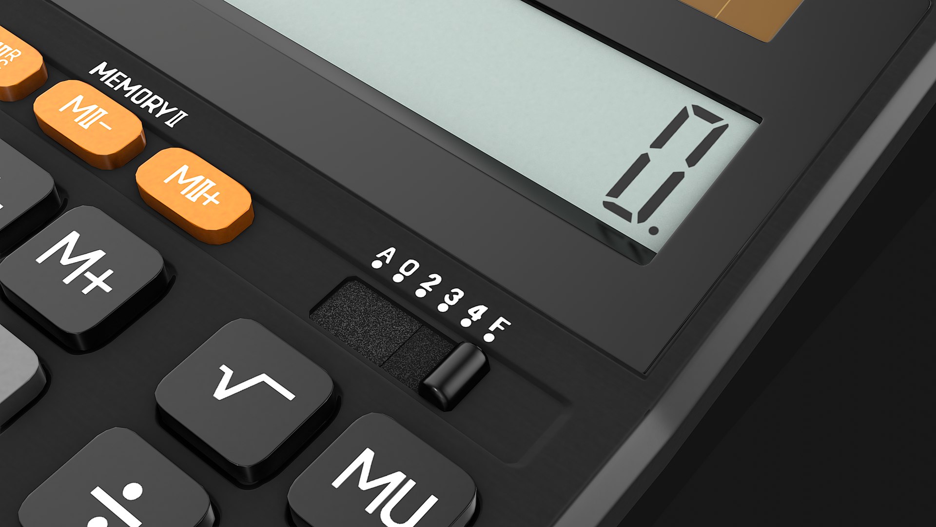 Calculator 3D Model - TurboSquid 2135892