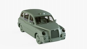 3D london taxi company model