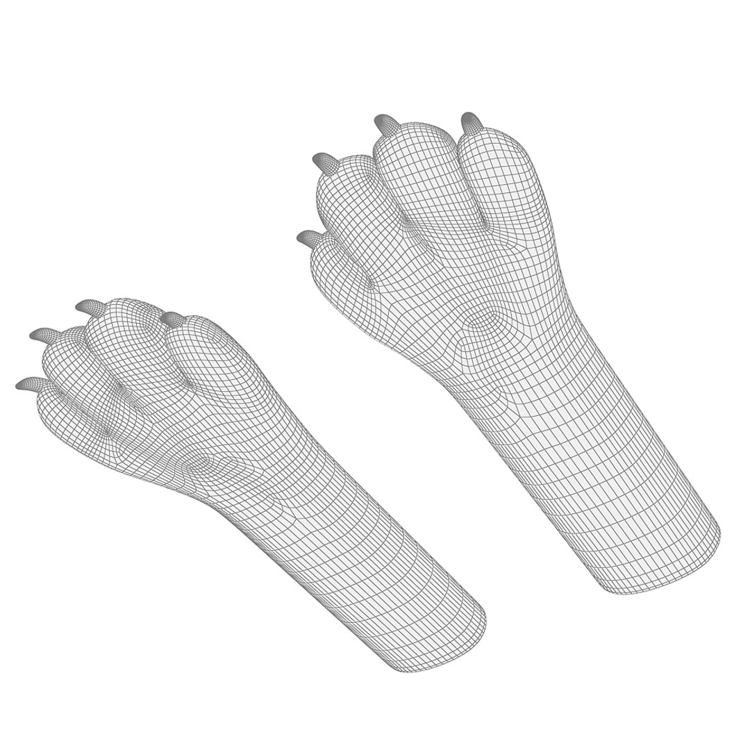 3D animal paw https://p.turbosquid.com/ts-thumb/0I/PNXirG/6x0hvYP1/paw_9/jpg/1542361369/1920x1080/fit_q87/46148f6458e7febfcbee2da5d2d7415d622b6127/paw_9.jpg