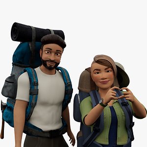 Ben and RubyAdventurer and Traveller Maya ma 3D model
