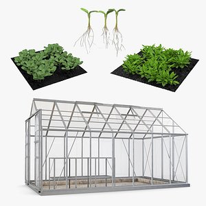 Garden Greenhouse with Grows Collection