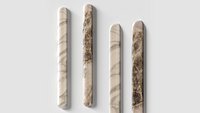 Alabaster Tubular Wall Light by CONTAIN