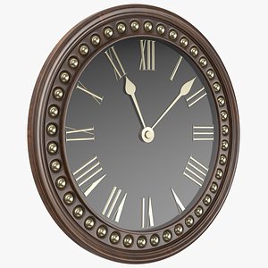 3D wall clock model