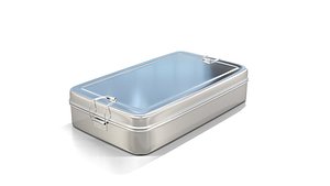 stainless steel tiffin box 3D
