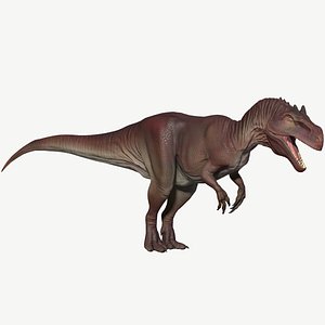 3D allosaurus model