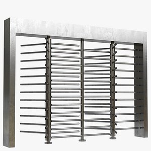 Double revolving gate