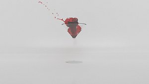 martini glass splash model