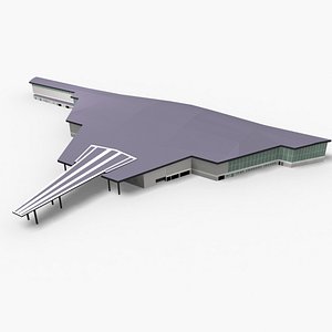 brest bretagne airport 3D model