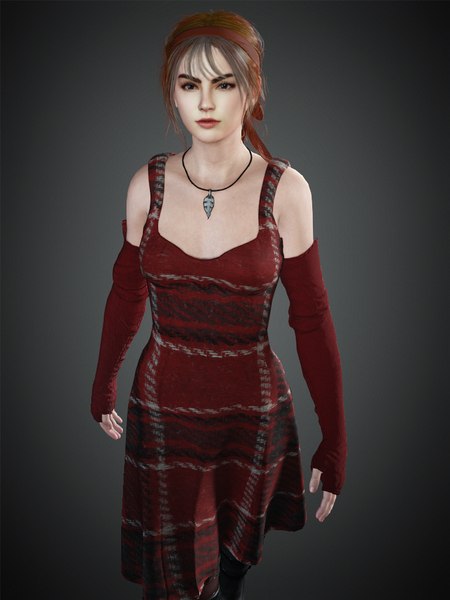 AAA Realistic Female Character 09 model