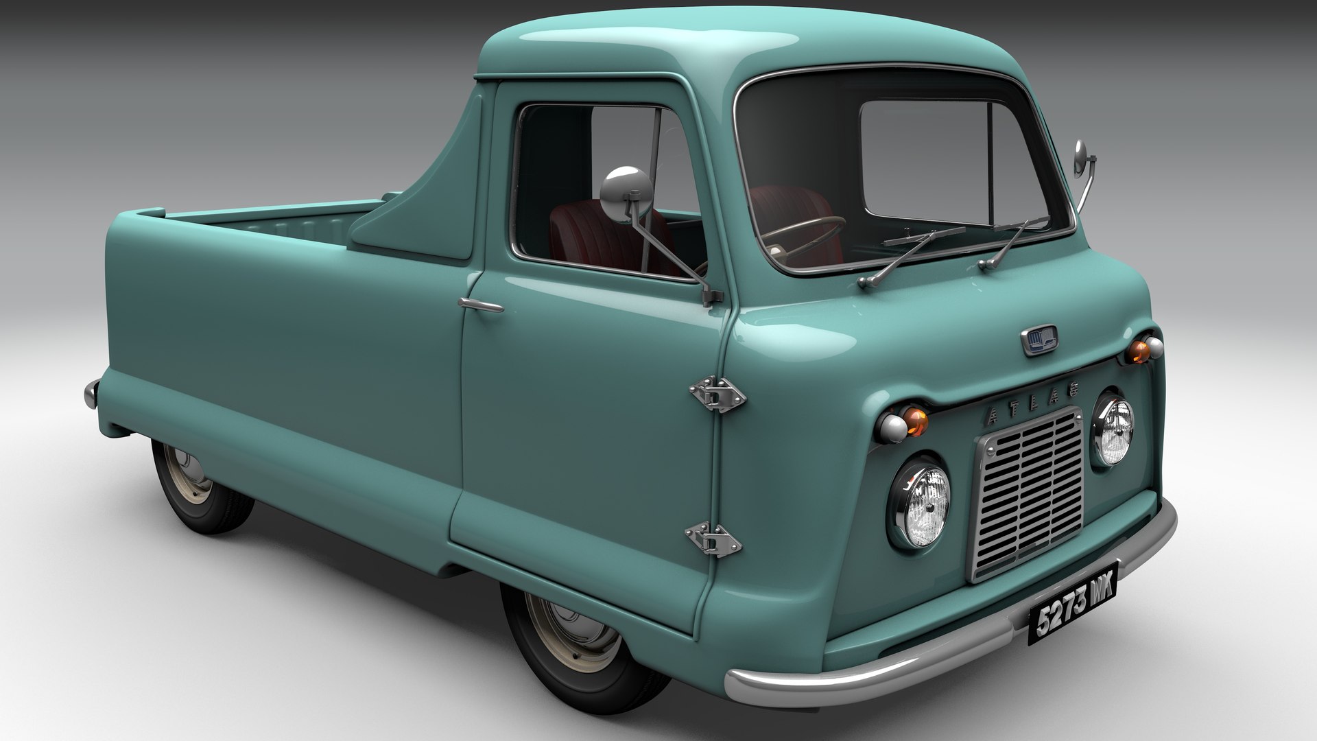 3D Standard Pickup Atlas Model - TurboSquid 1614131