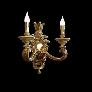 3D classic wall chandelier model