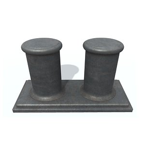 ship bollard h 3D model