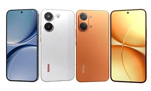 Xiaomi REDMI Turbo 5 White And Xiaomi Redmi Turbo 5 Max Orange 3D model