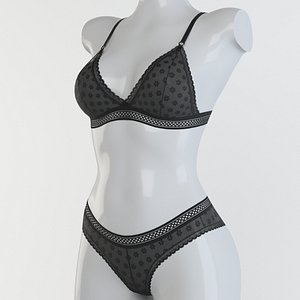 3D Lingerie 4 model
