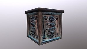 Crate with a snake