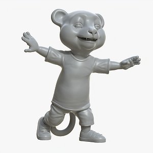 Printable Dancing Tiger Cub