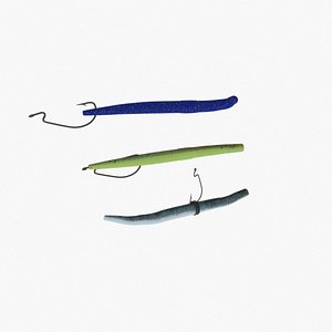 Soft Plastic Stick Worms