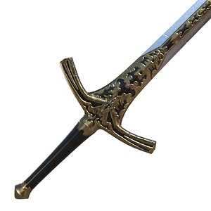 Weapon two handed fantasy sword