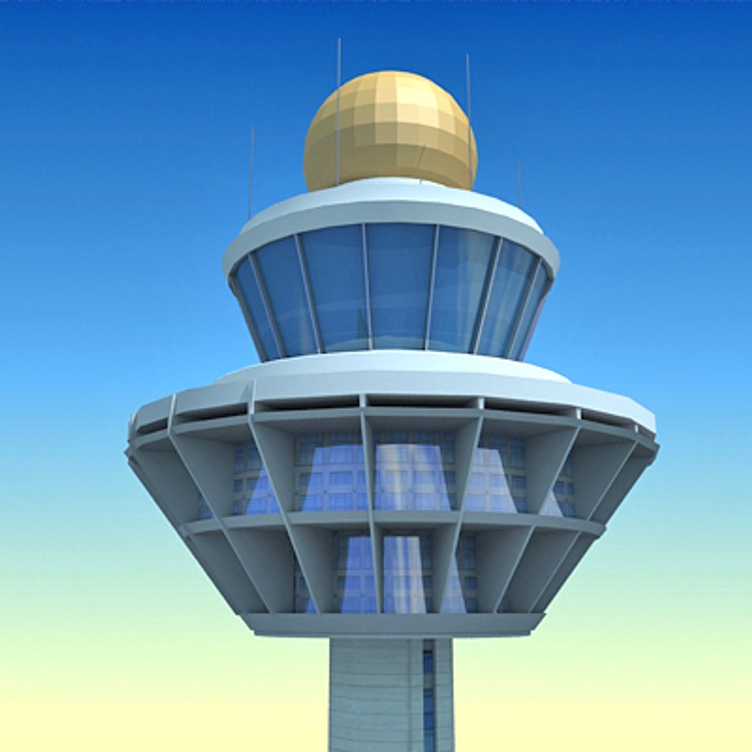Airport Control Tower 3d Max