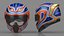 3D Motorcycle Helmets Collection
