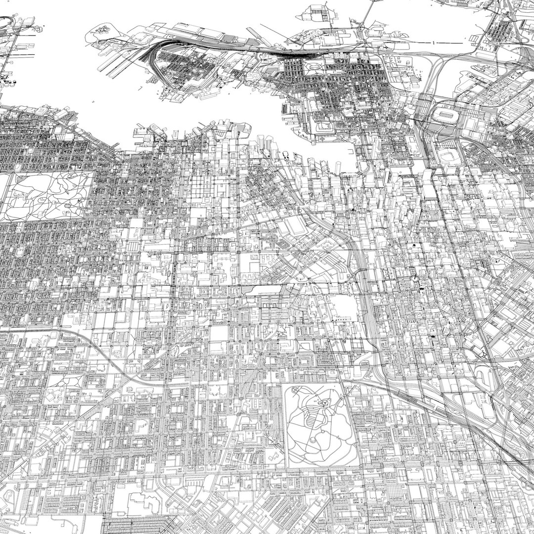 3D Baltimore USA - City And Urban - TurboSquid 2213520