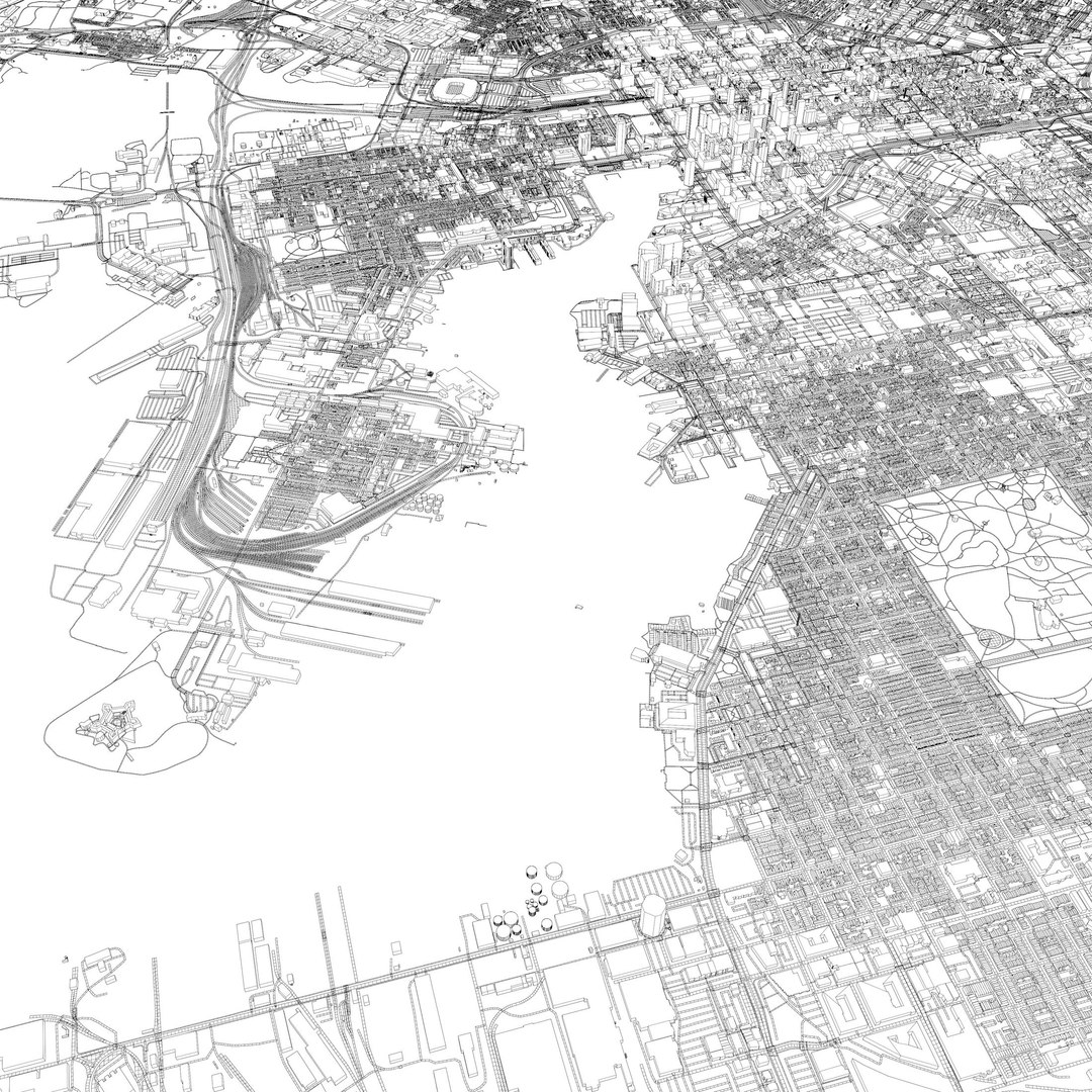 3D Baltimore USA - City And Urban - TurboSquid 2213520