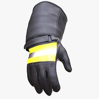 Firefighter Gloves 232 - All MH Bodies  UE5 Skeletons - Rigged