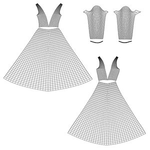 Dress 35 Moon Mist 3D