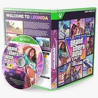 Xbox Game Case with Grand Theft Auto VI Disc