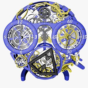Single shaft Tourbillon 3D PRINT 3D print 3D model