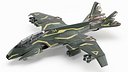Armed Futuristic Military Fighter Green