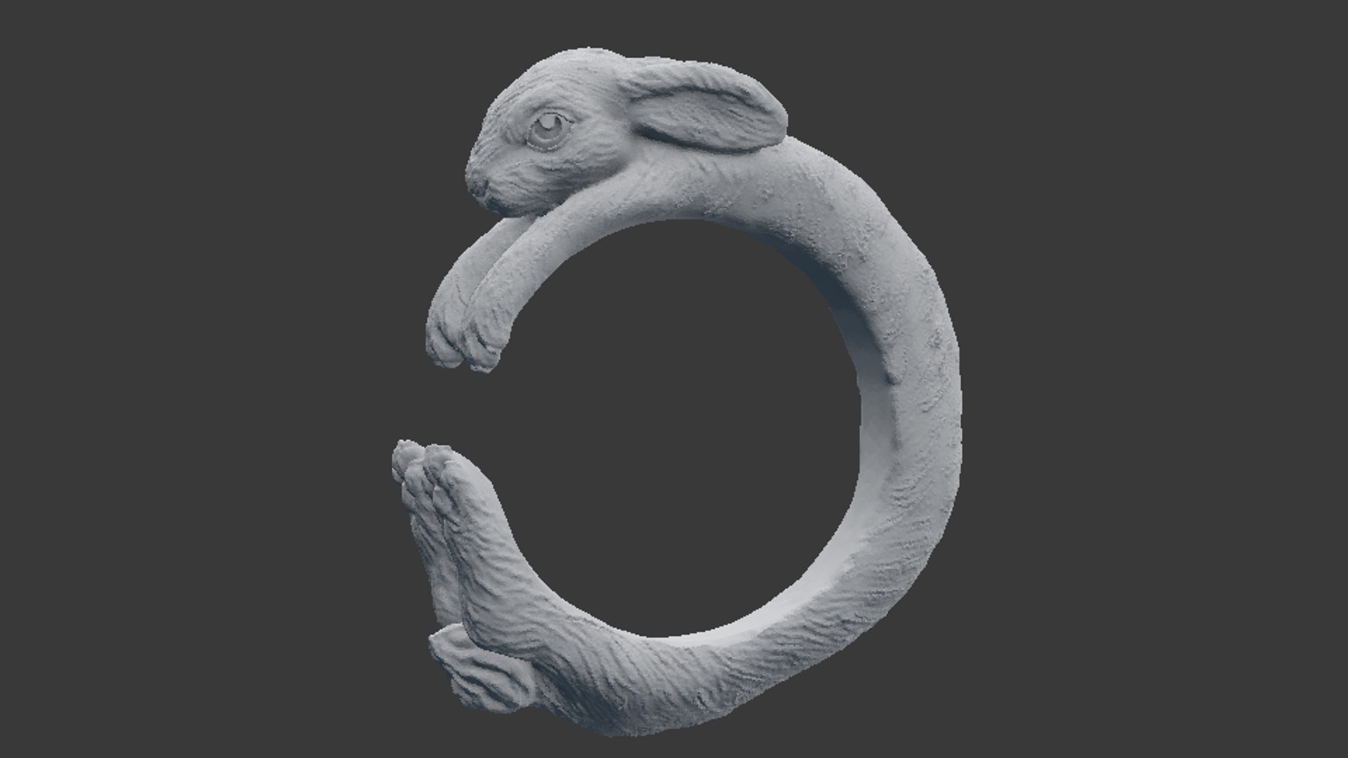 3D rabbit ring - TurboSquid 1232556
