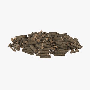 3D model wood pile v2
