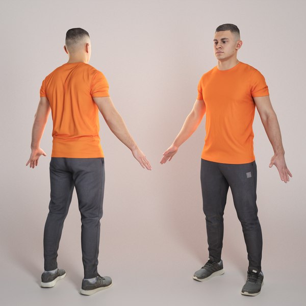 Young man in sportswear ready for rigging 353 model