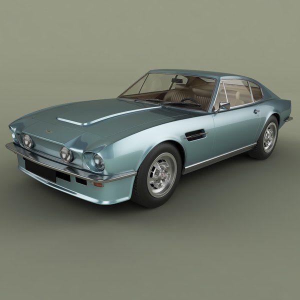 aston martin v8 vantage 3d model